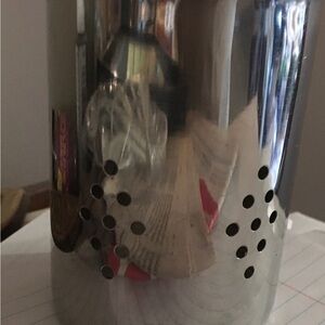 Silver Polka Dot Vase